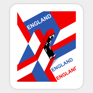 England Lion Sticker